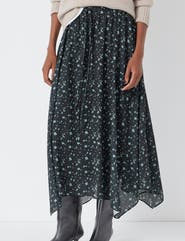 Hush Kaia Chiffon Hanky Hem Skirt