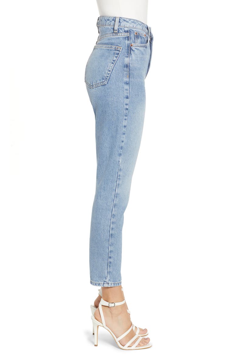 Autumn High Waist Mom Jeans, Alternate, color, LIGHT BLUE