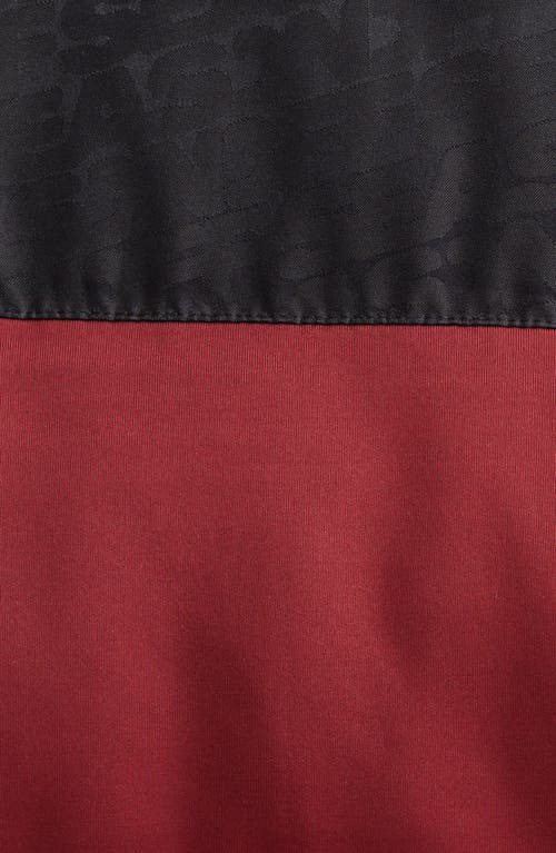 Off Season Nfl Team Water Repellent Long Puffer Coat In Red