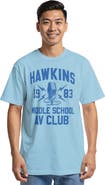 Stranger Things Netflix Men's Stranger Things Hawkins AV Club 1983 Graphic T-Shirt