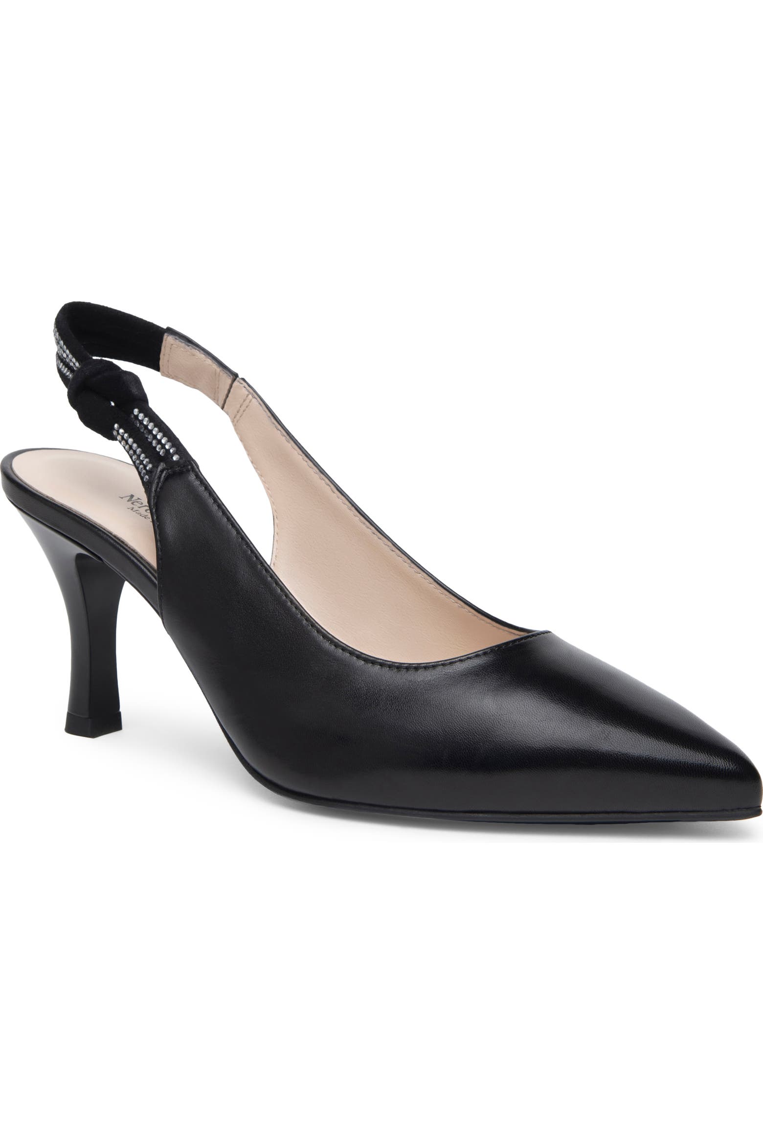 Color Code 9339 NeroGiardini Pointed Toe Slingback Pump (Women) | Nordstrom