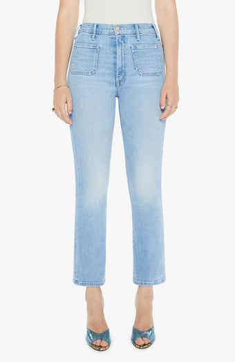MOTHER The Hustler Patch Pocket Ankle Bootcut Jeans
