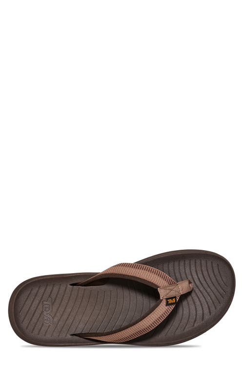 Teva Hurricane Flip Flop In Archive Ladder Bison