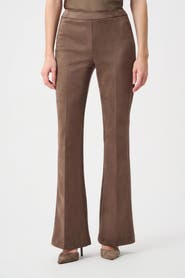 Joseph Ribkoff Scuba Suede Flared Pull-On Pants