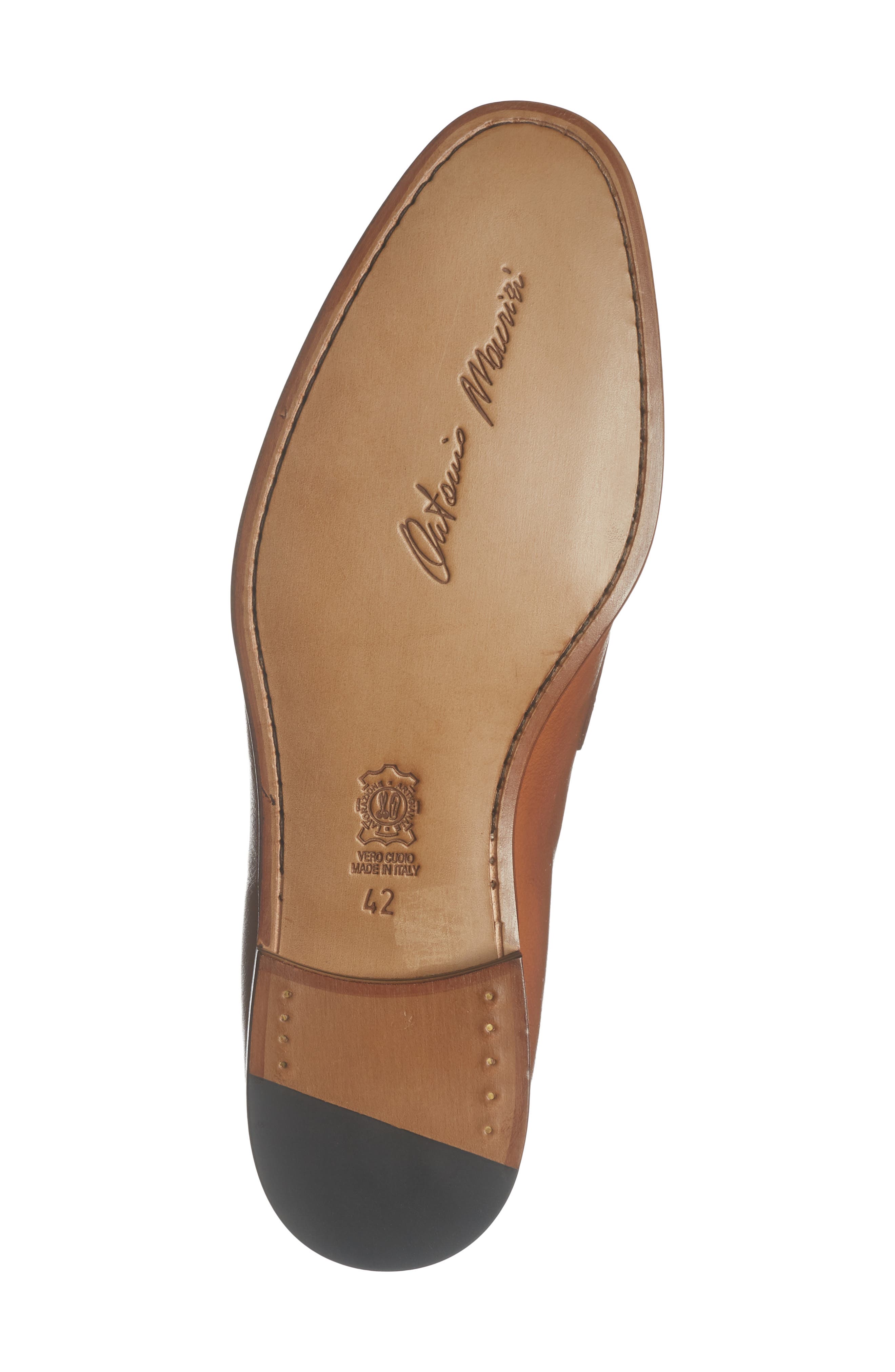 ANTONIO MAURIZI Penny Strap Loafer, Alternate, color, Cognac