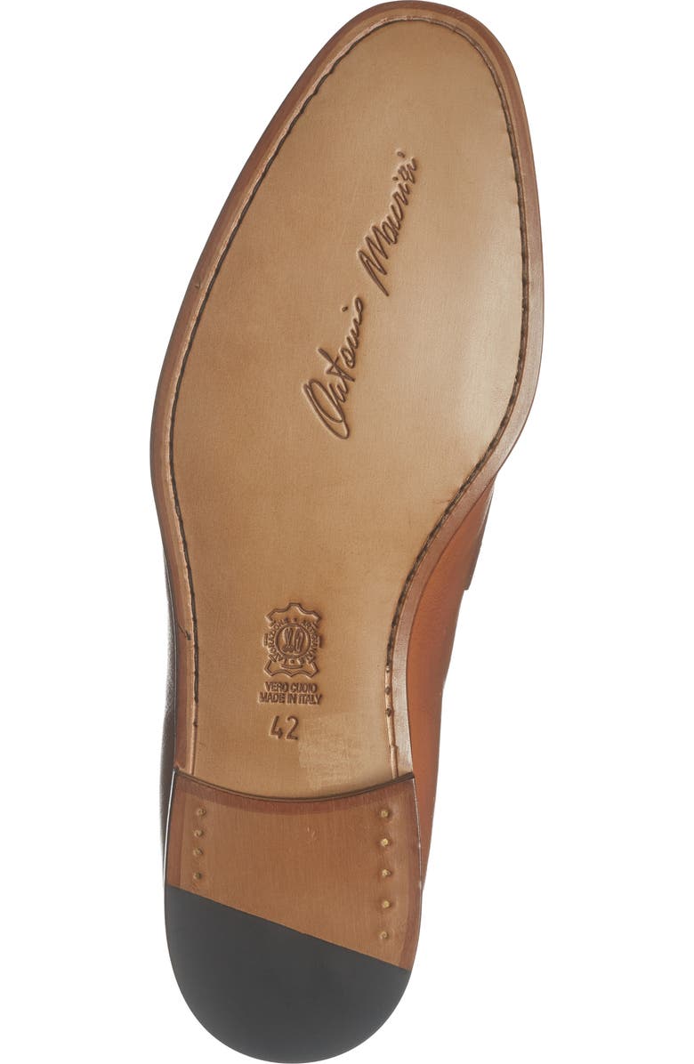 ANTONIO MAURIZI Penny Strap Loafer, Alternate, color, Cognac