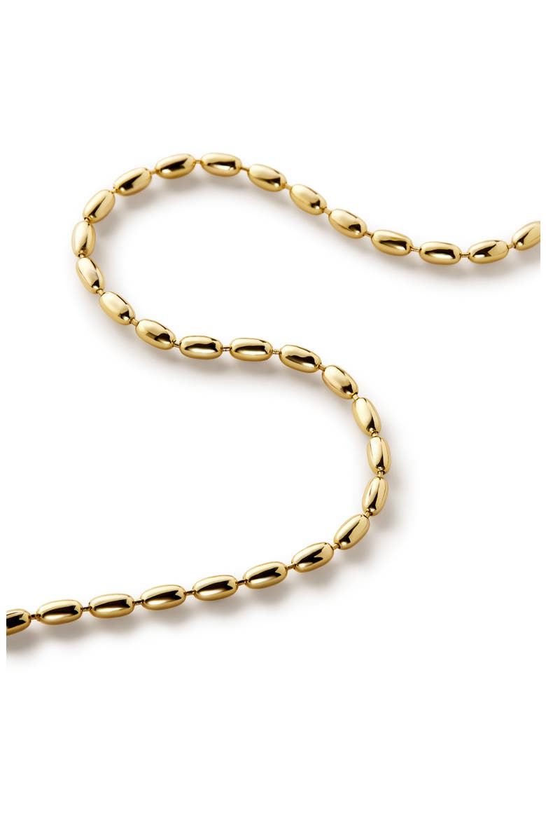 Ball Chain Necklace - Capri, Alternate, color, Gold