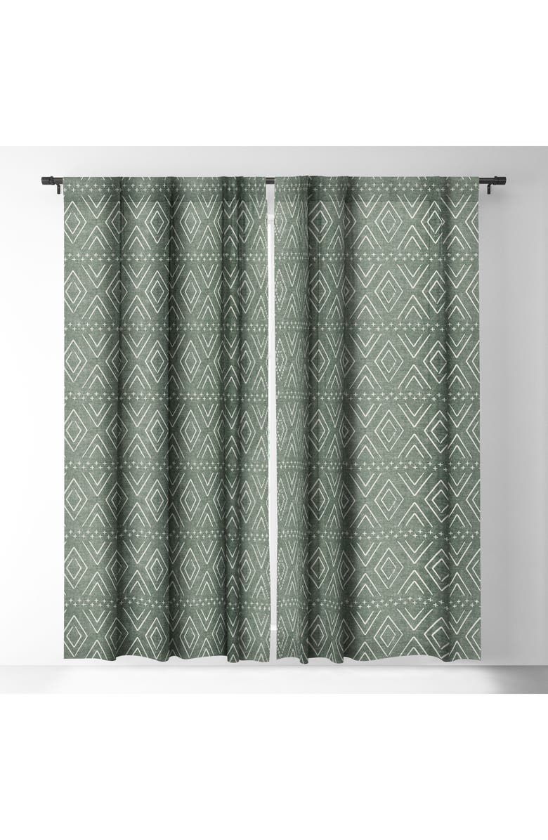 Deny Designs Little Arrow Design Co. Farmhouse Diamond Blackout Window Panel, Alternate, color,