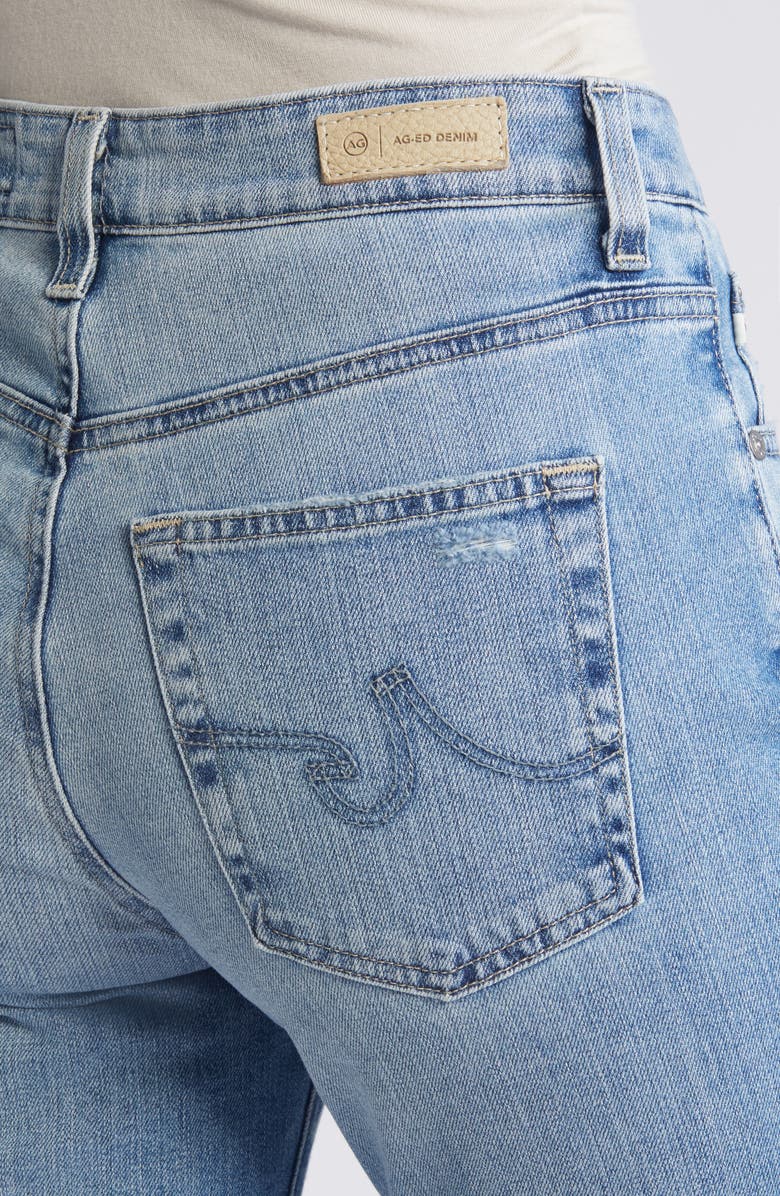 AG Saige Ankle Straight Leg Jeans, Alternate, color, 22 Years Whisper
