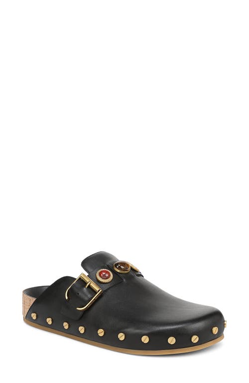 Veronica Beard Fern Charm Clog In Black