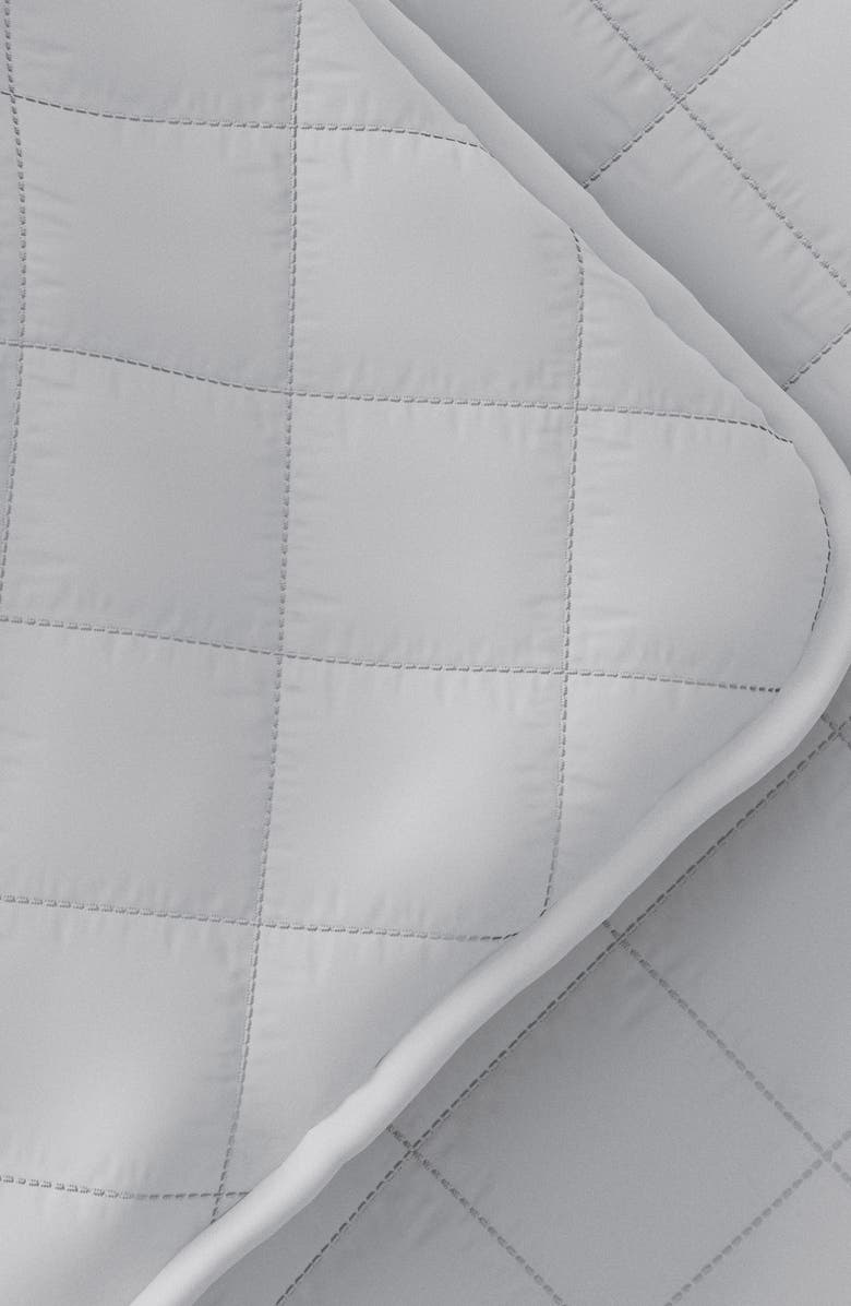 HOMESPUN All Season Diamond Stitch 3-Piece Down Alternative Quilt Set, Alternate, color, Light Gray