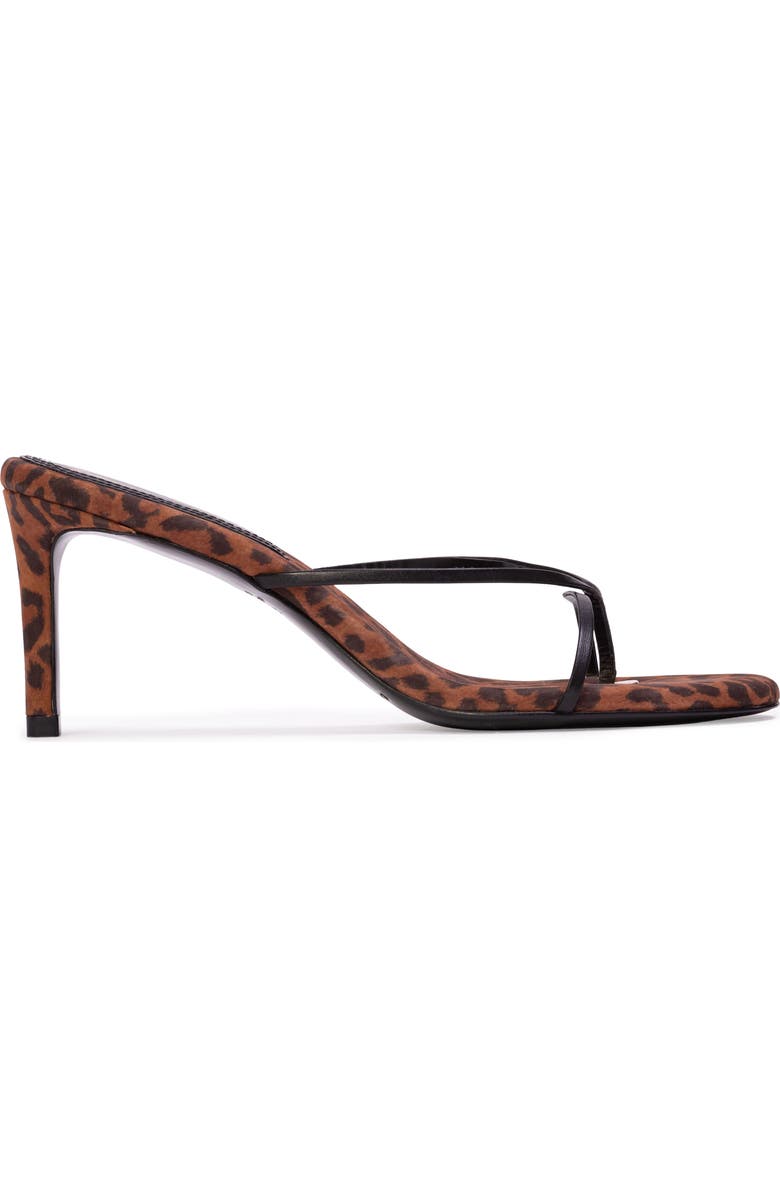 BLACK SUEDE STUDIO Gem 65 Sandal, Main, color, Leopard Nubuck