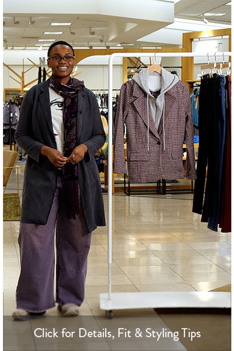 Tweed Blazer with Removable Hoodie Insert video