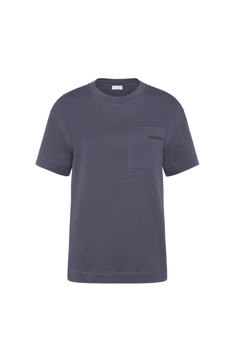 Brunello Cucinelli Cotton jersey T-shirt, Main, color, Night