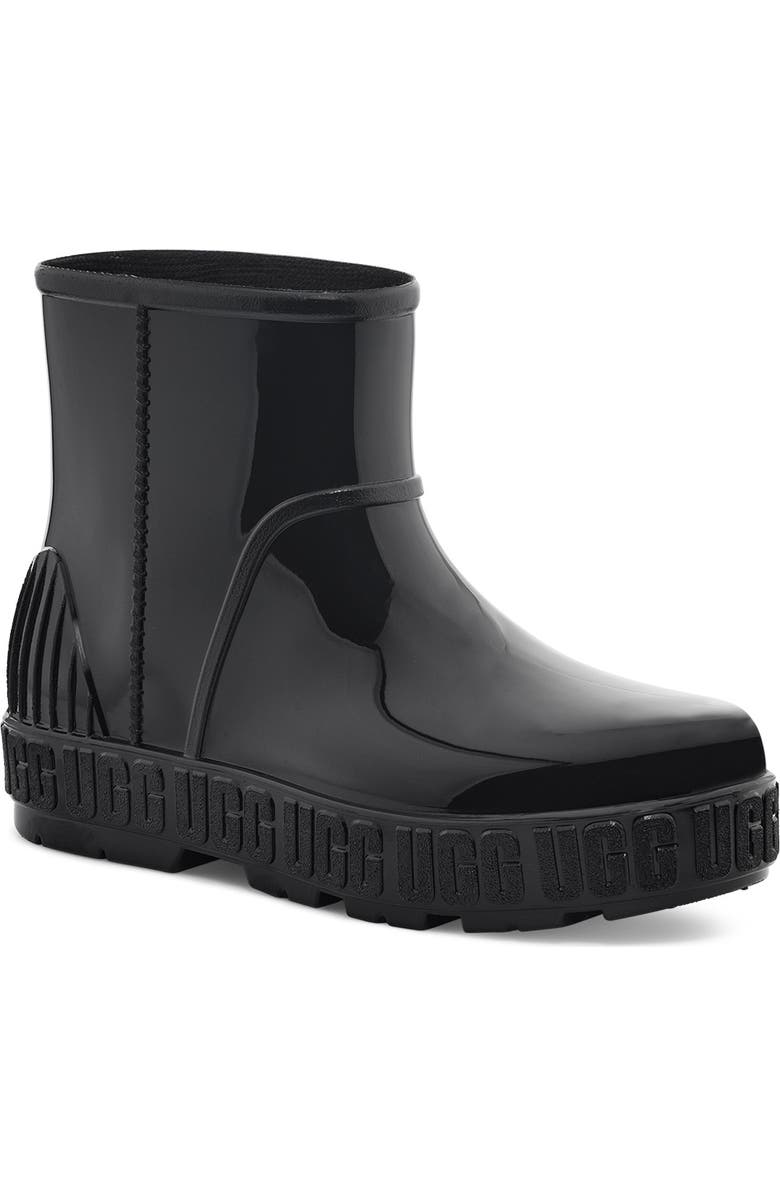 UGG<sup>®</sup> Drizlita Genuine Shearling Lined Rain Boot, Main, color,