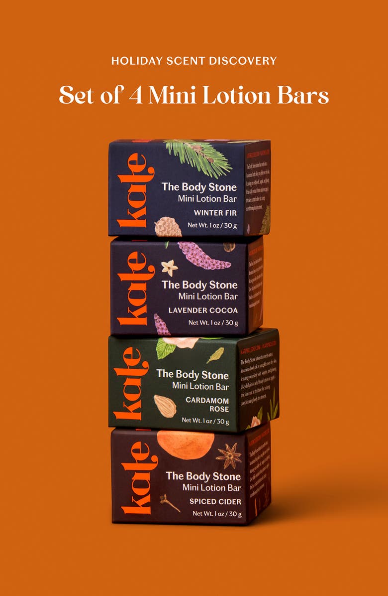 Kate McLeod Winter Rituals Mini Body Stone Gift Set $56 Value, Alternate, color, 