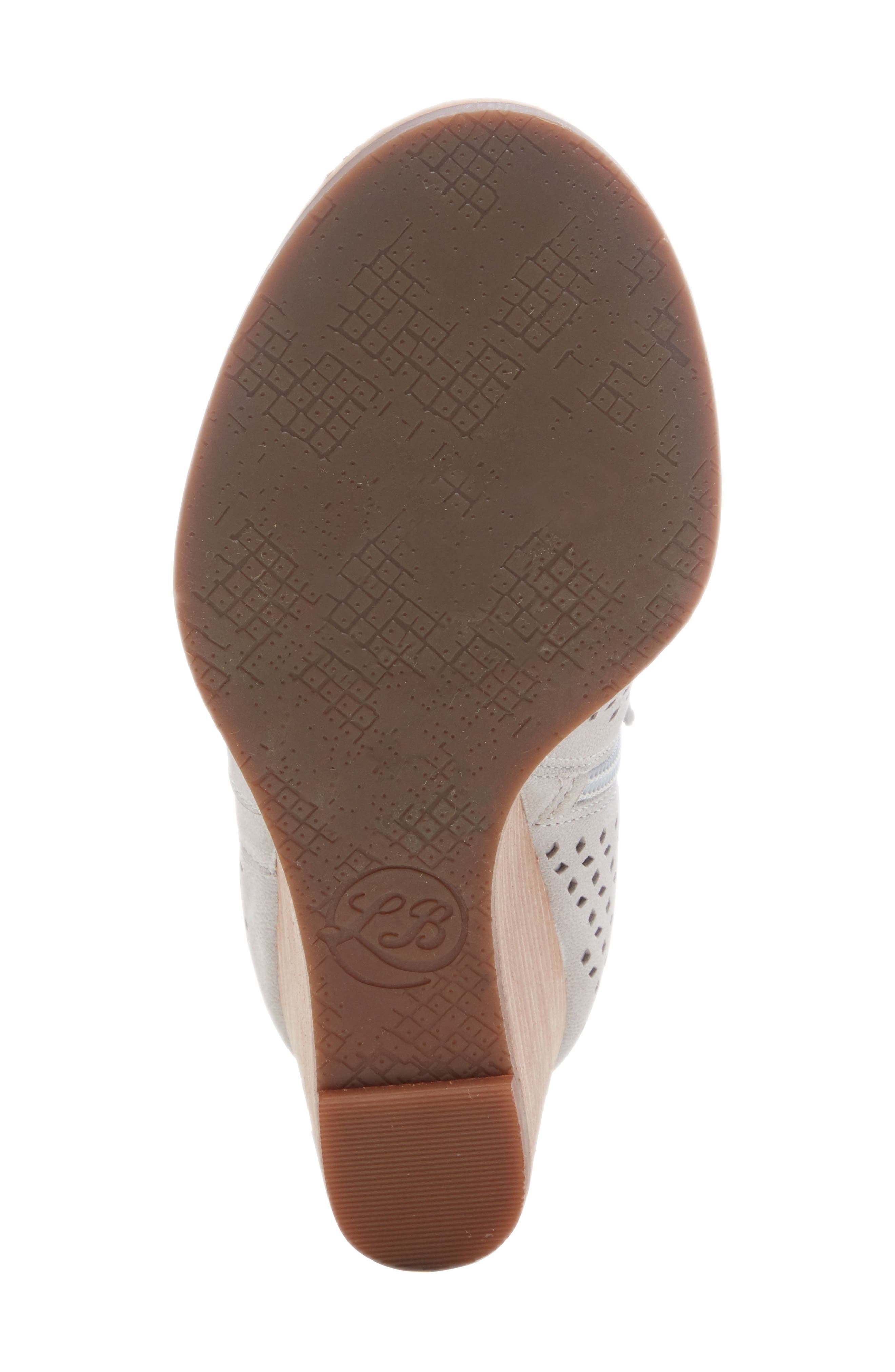 Jazley Wedge Bootie, Alternate, color, CHINCHILLA LEATHER