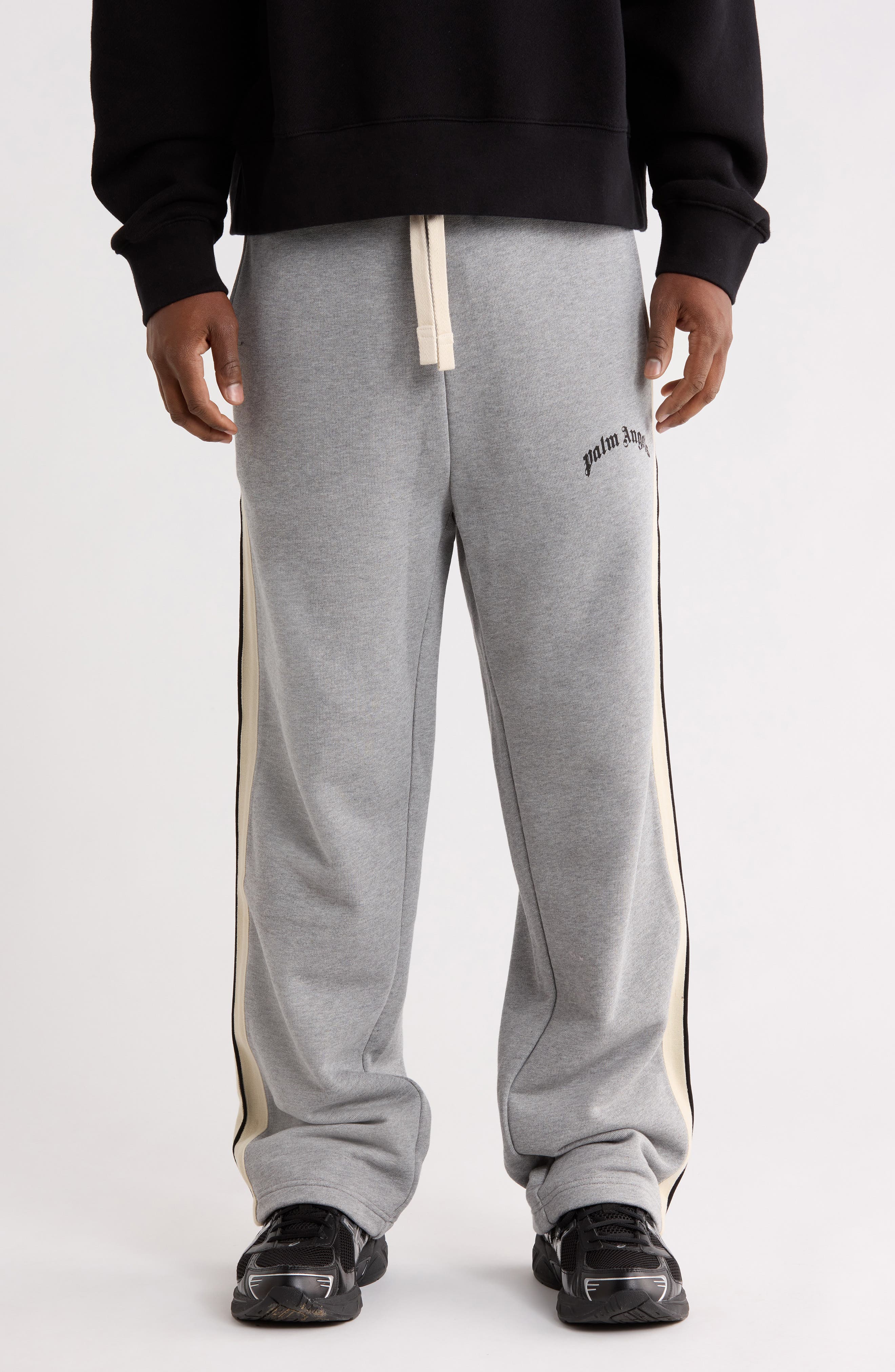 Palm Angels Curved Logo Sweatpants