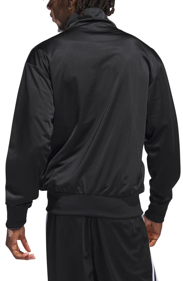 adidas Originals Firebird Recycled Polyester Track Jacket, Alternate, color, Black/Whit