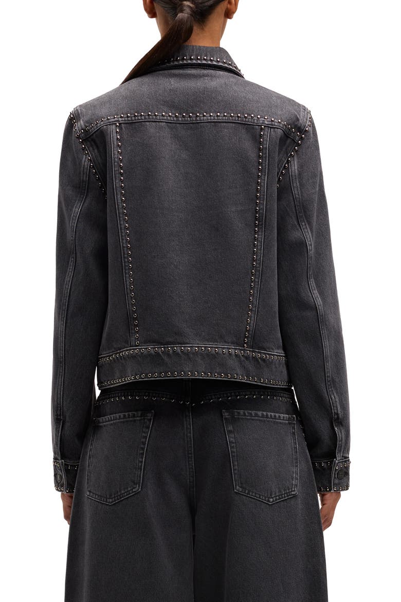 Adi Studded Trucker Jacket, Alternate, color, NIGHTSCAPE WITH