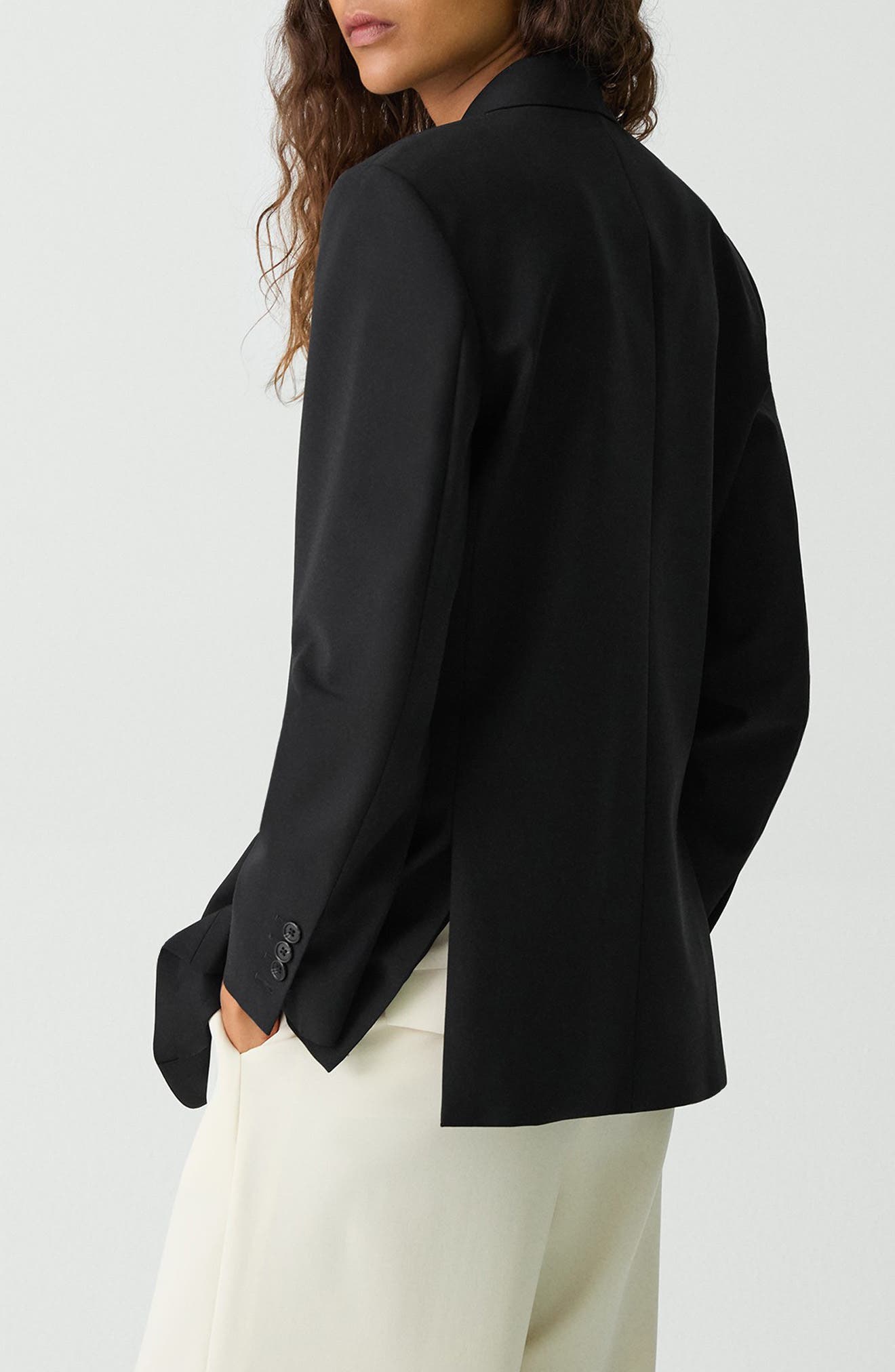 Stretch Wool Blazer - image 2