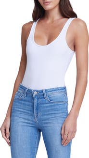 L'AGENCE Nica Scoop Neck Tank Bodysuit