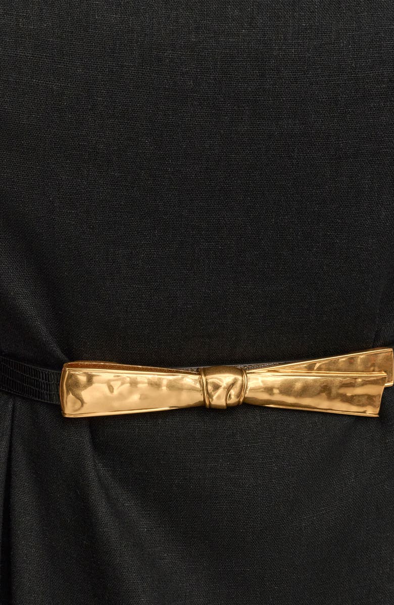 DONNA KARAN Sleeveless Linen Blend Maxi Dress, Alternate, color, 