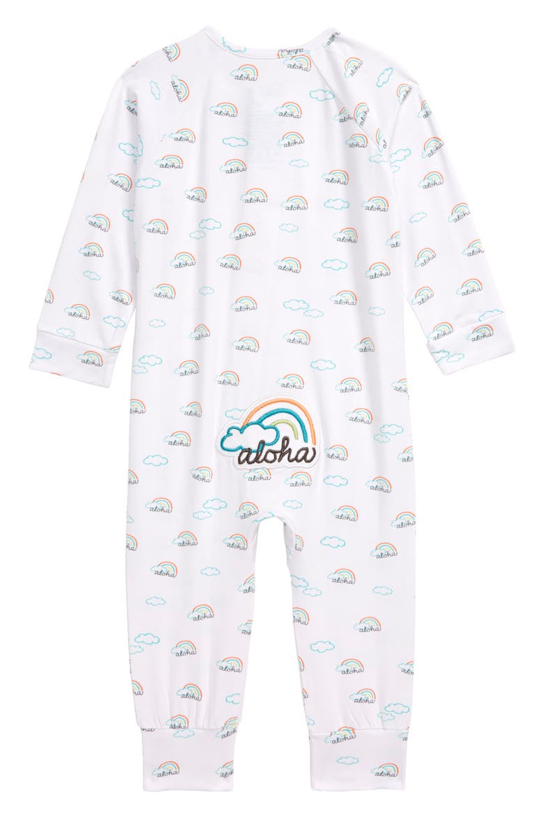 Aloha Zip Romper, Alternate, color, MULTI