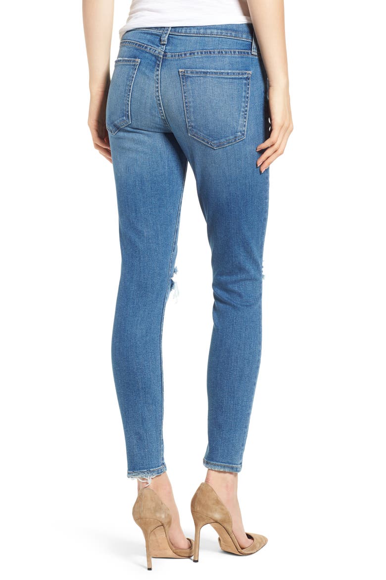 The Stiletto Ripped Skinny Jeans, Alternate, color, 2 YEAR DESTROY