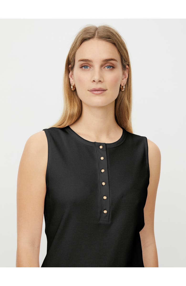 Masai Copenhagen MaEmelina Button Up Vest Top, Alternate, color, Black
