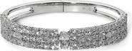 Nadri Twinnie Triple Row Hinge Bangle