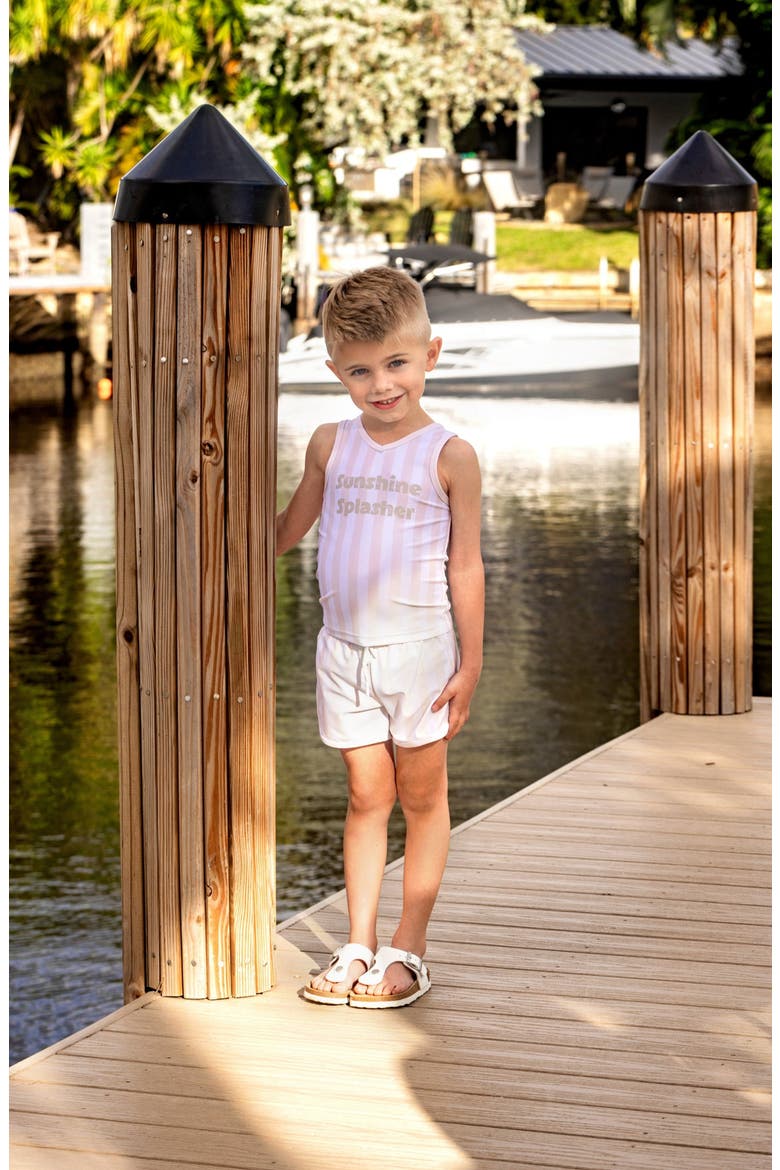 Sunshine Splasher Rash Guard, Alternate, color, Tan