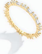 Mint & Lily Baguette Gemstone Stacking Ring