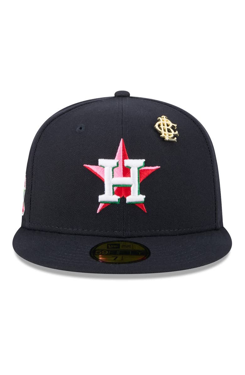 New Era Men's New Era Navy Houston Astros 2025 Big League Chew 59FIFTY Fitted Hat, Alternate, color,