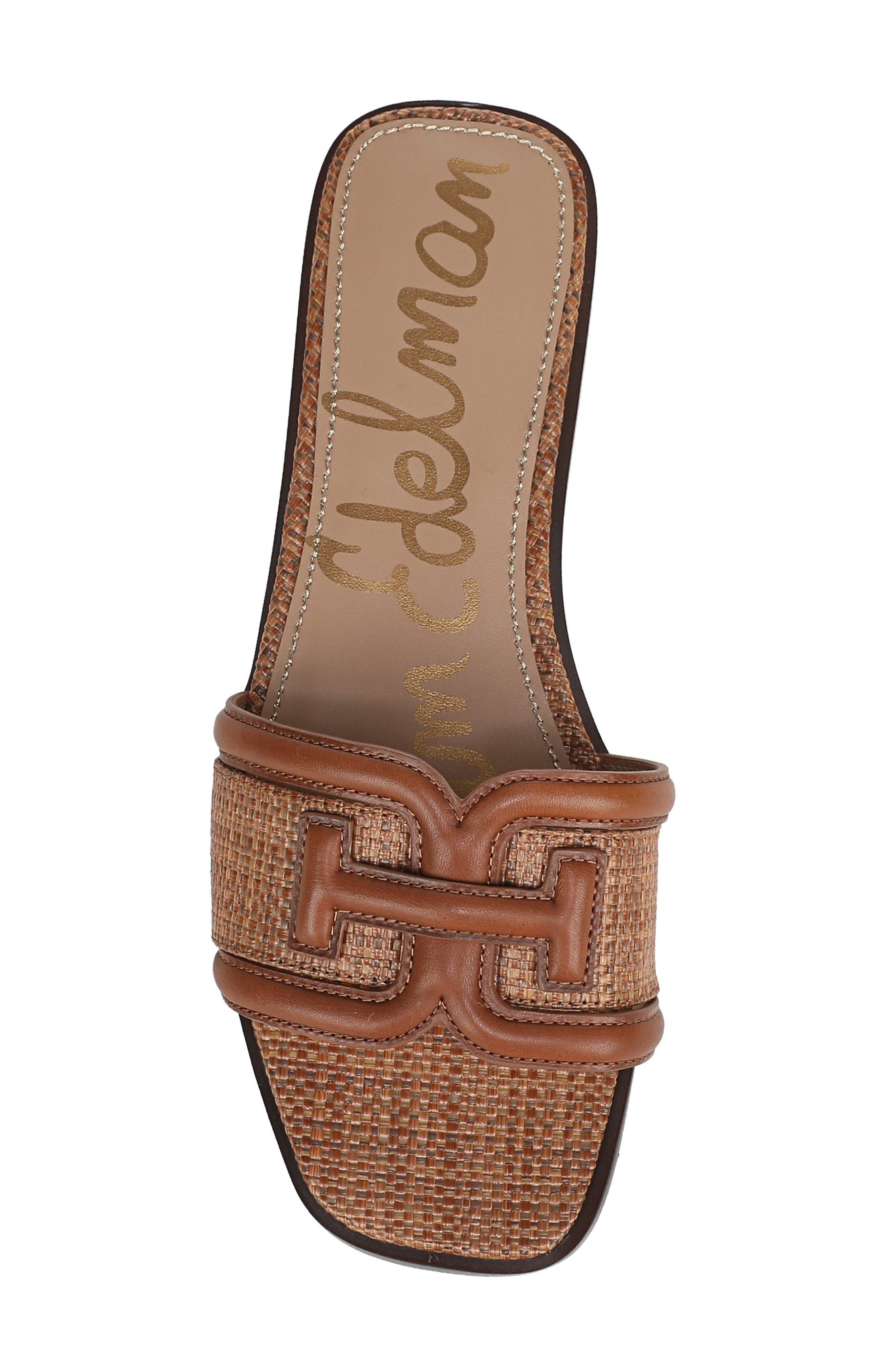 Irina Slide Sandal, Alternate, color, RICH COGNAC/ CUOIO
