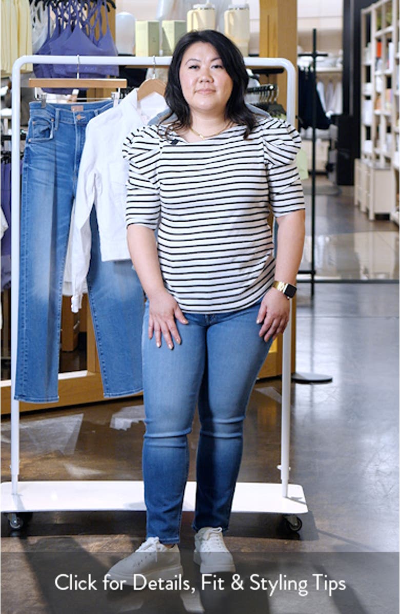 Emery Stripe Boat Neck Top, sales video thumbnail