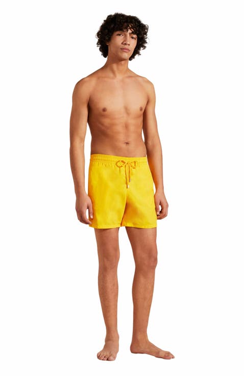 Men's Solid Swim Trunks