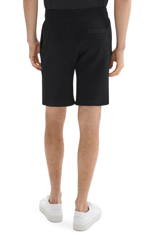 Theory Regular Fit Sweat Shorts In Black