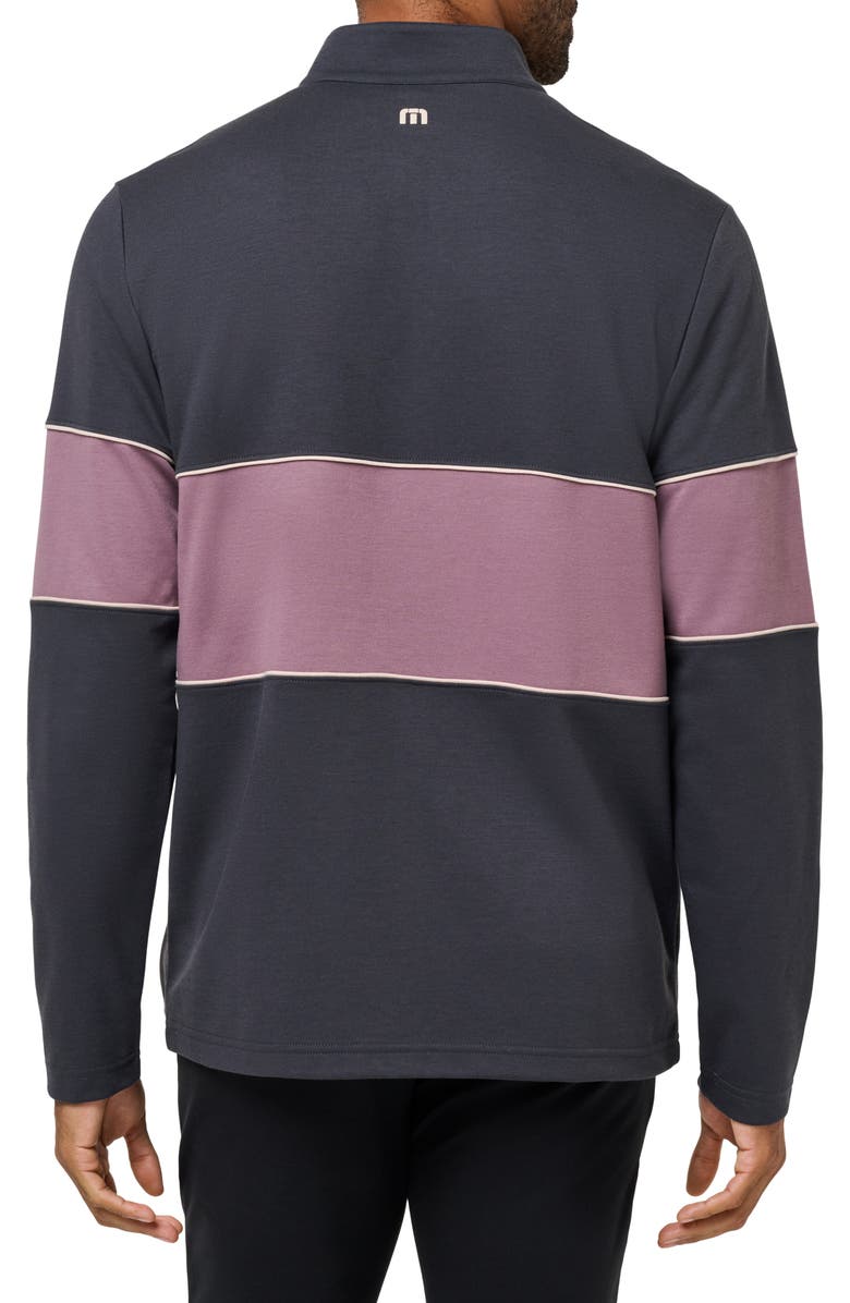 TravisMathew Better Than Ever Quarter Zip Pullover, Alternate, color, Ebony