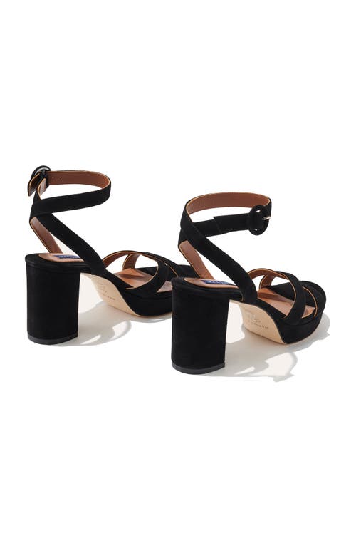Margaux The Platform Sandal In Black