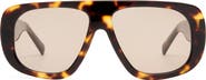 LUV LOU The Dionne 55mm Aviator Sunglasses