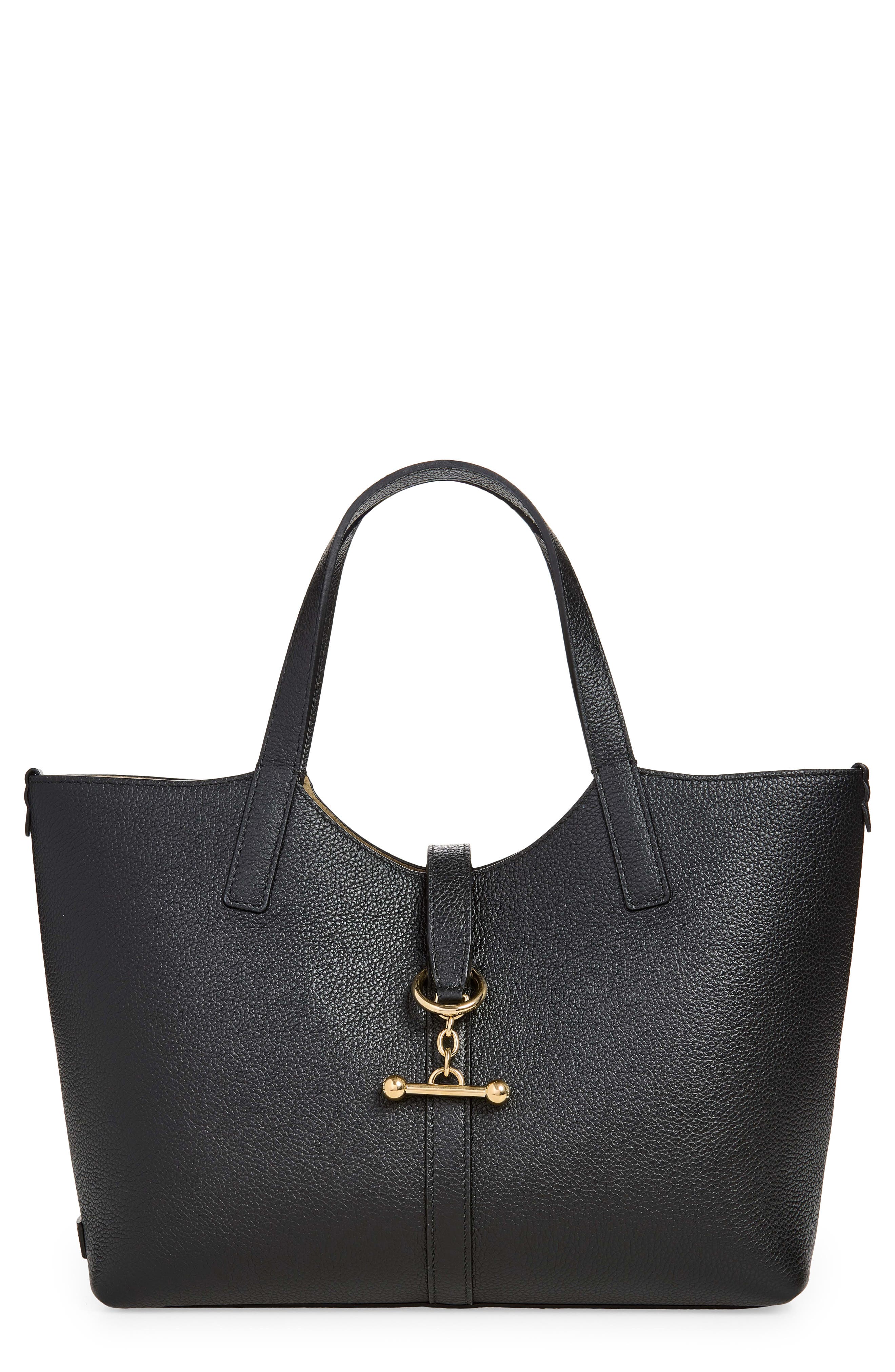 Midi Kite Tote, Main, color, BLACK