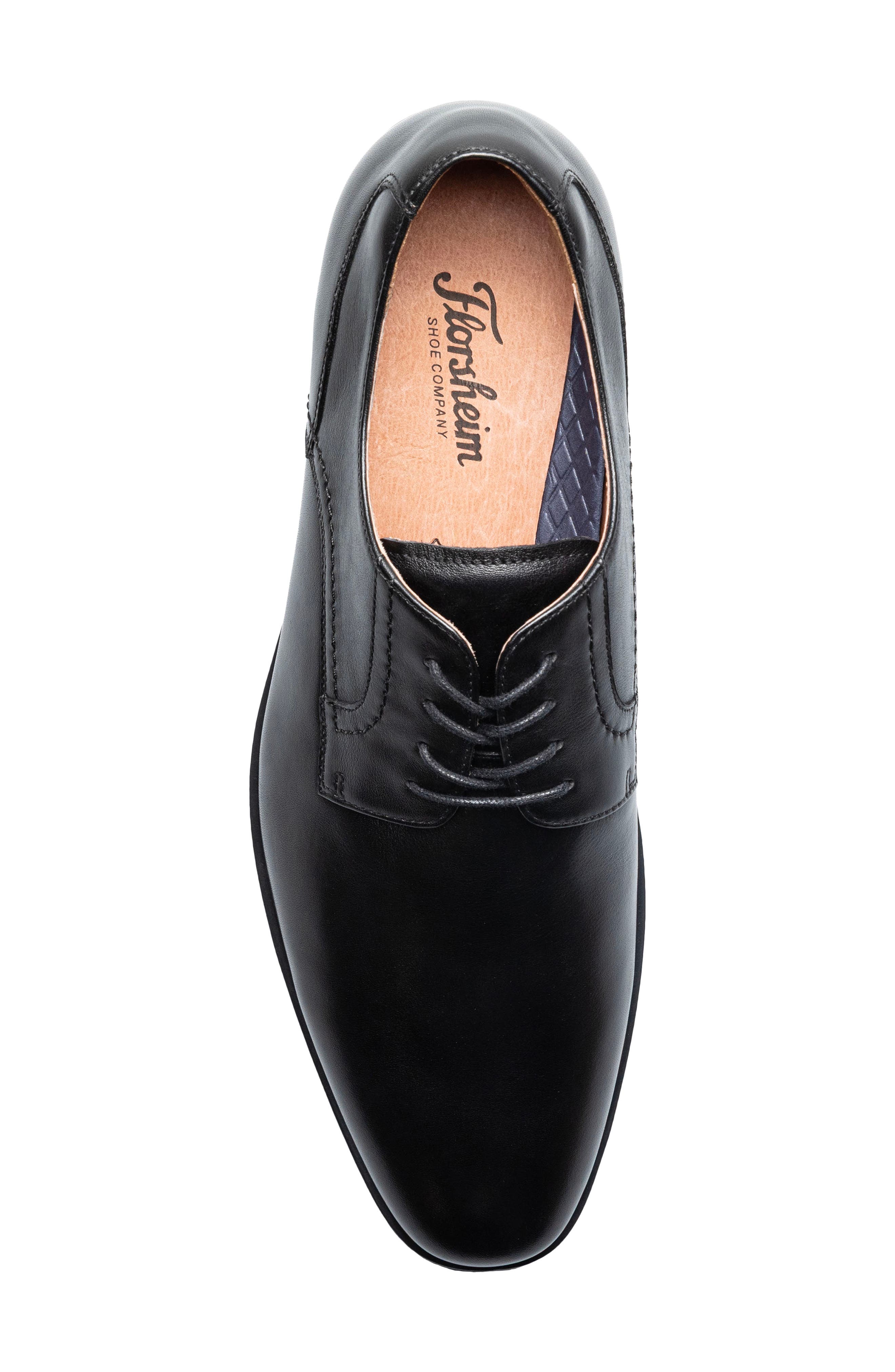 Florsheim Zaffiro Plain Toe Derby, Alternate, color, Black