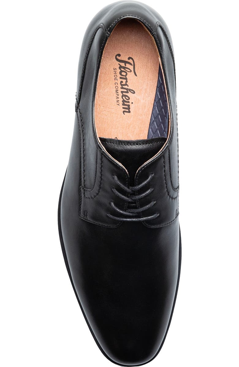Florsheim Zaffiro Plain Toe Derby, Alternate, color, Black