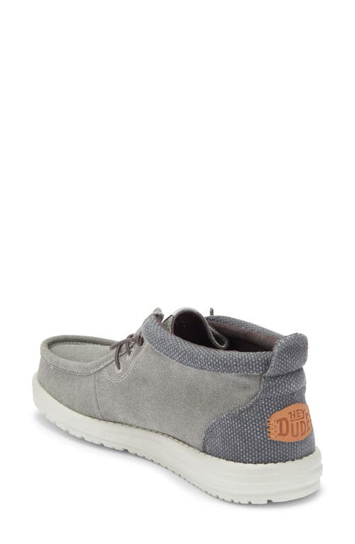Hey Dude Wally Mid Chukka Boot In Black