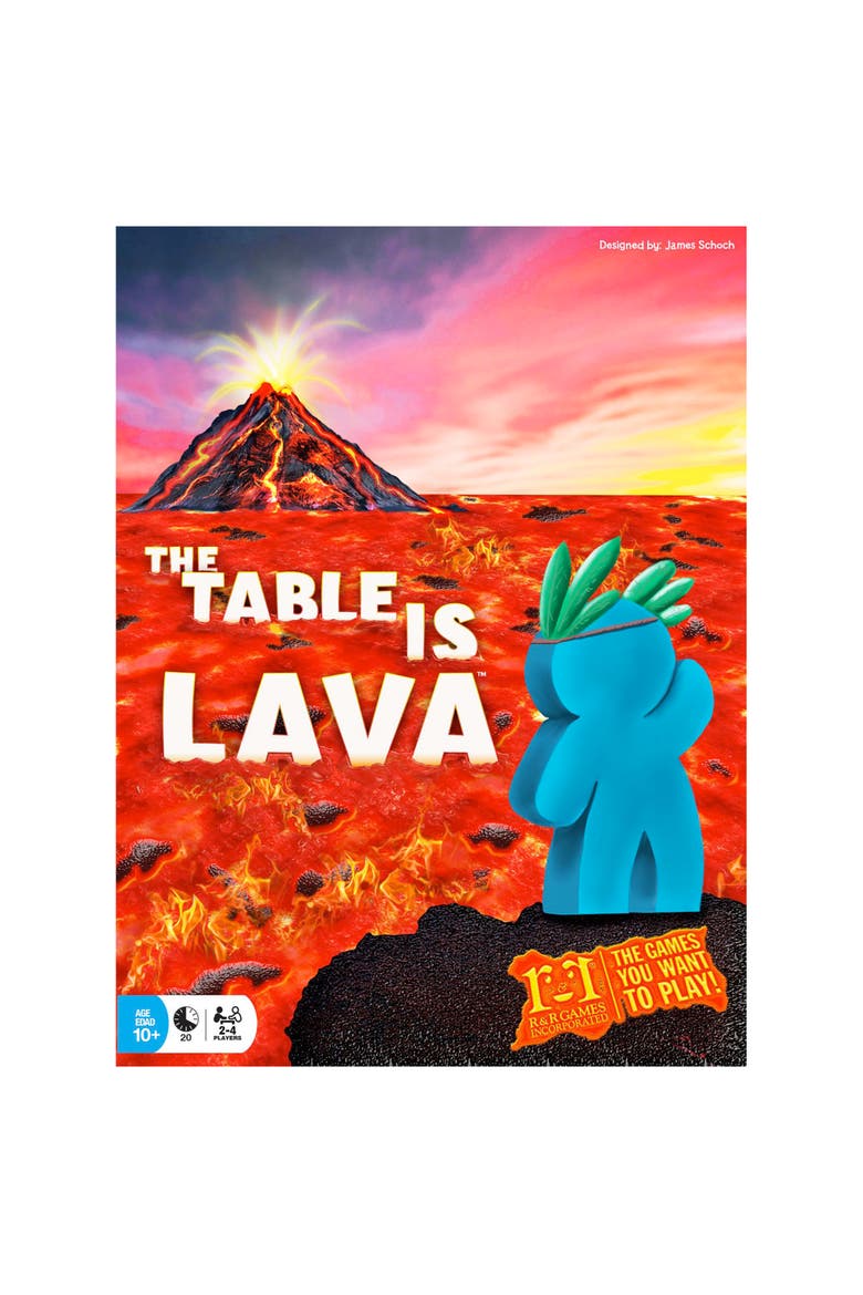 The Table Is Lava R&R Games, Card Throwing Meeple Game, Alternate, color, Multicolored