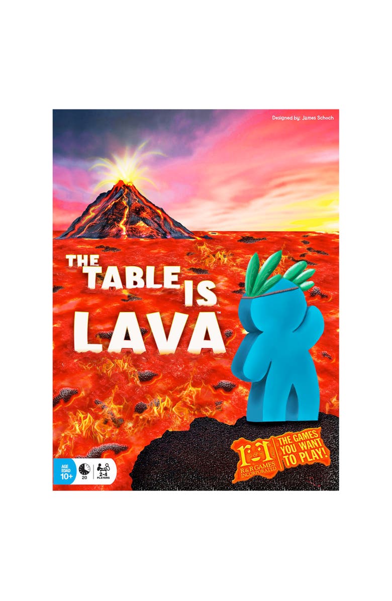 R&R Games The Table Is Lava R&R Games, Card Throwing Meeple Game, Alternate, color, Multicolored
