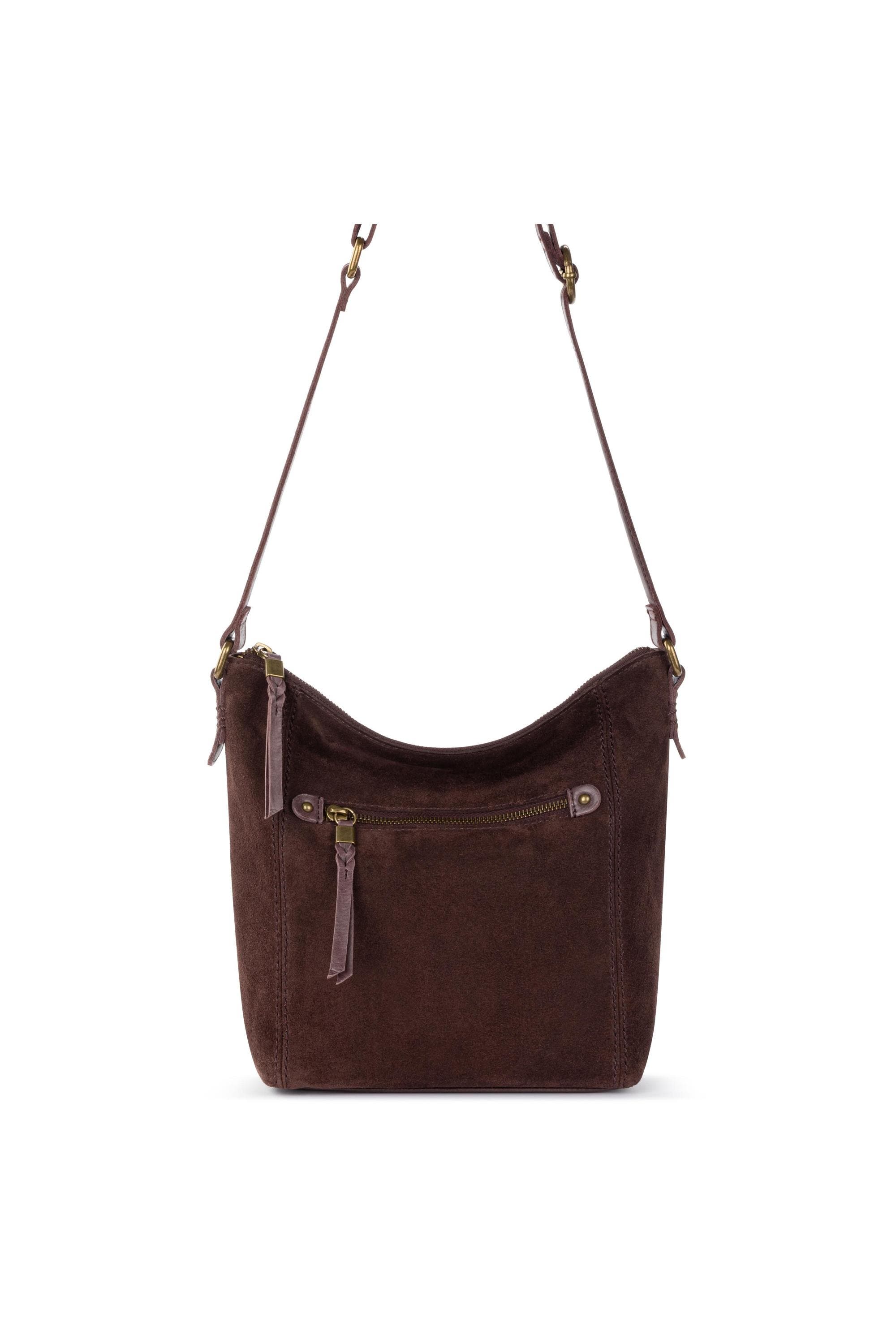 Ashland Leather Crossbody, Alternate, color, Mahogany Suede