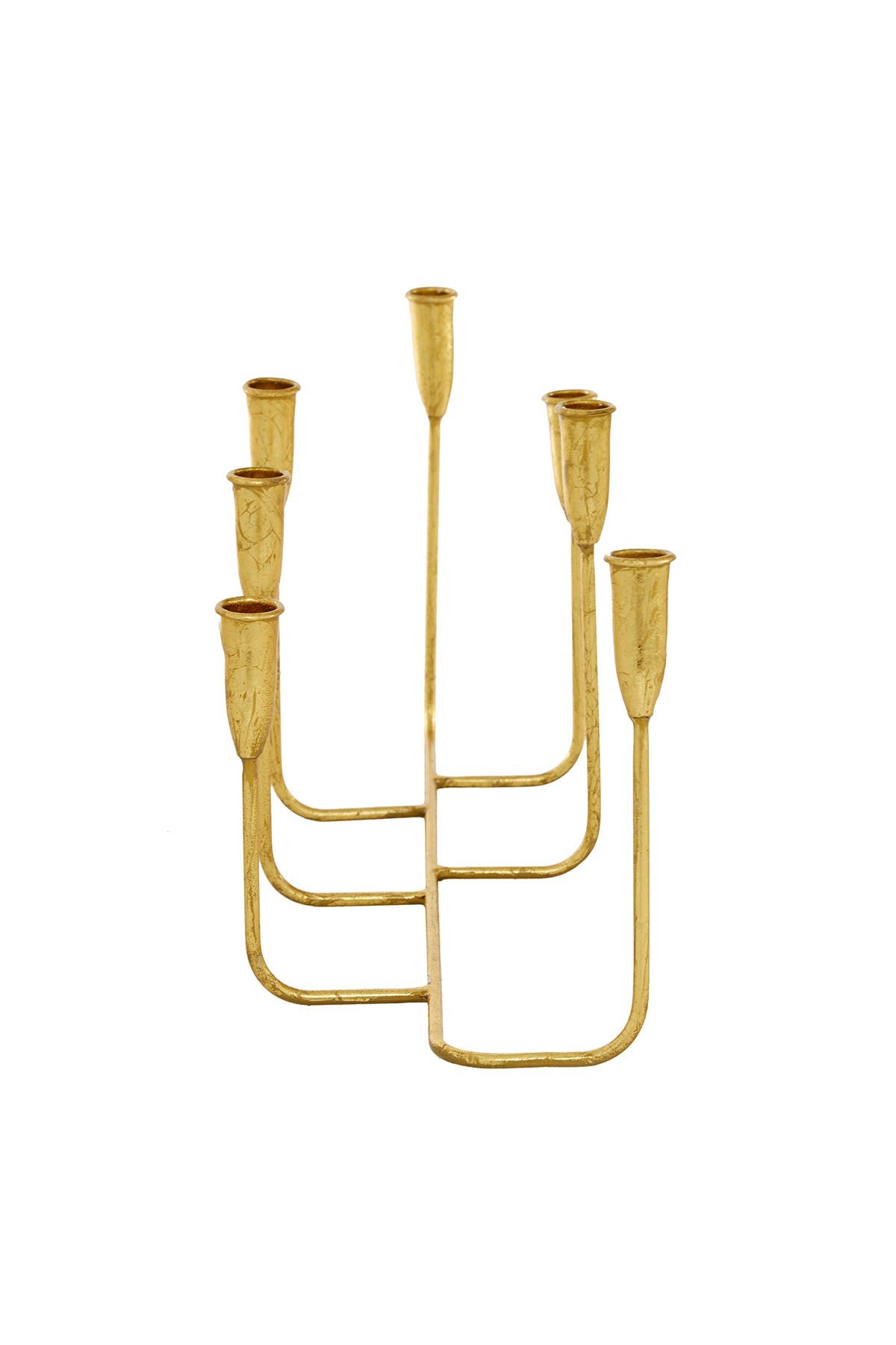 COSMO BY COSMOPOLITAN Goldtone Metal 7-Candle Candelabra