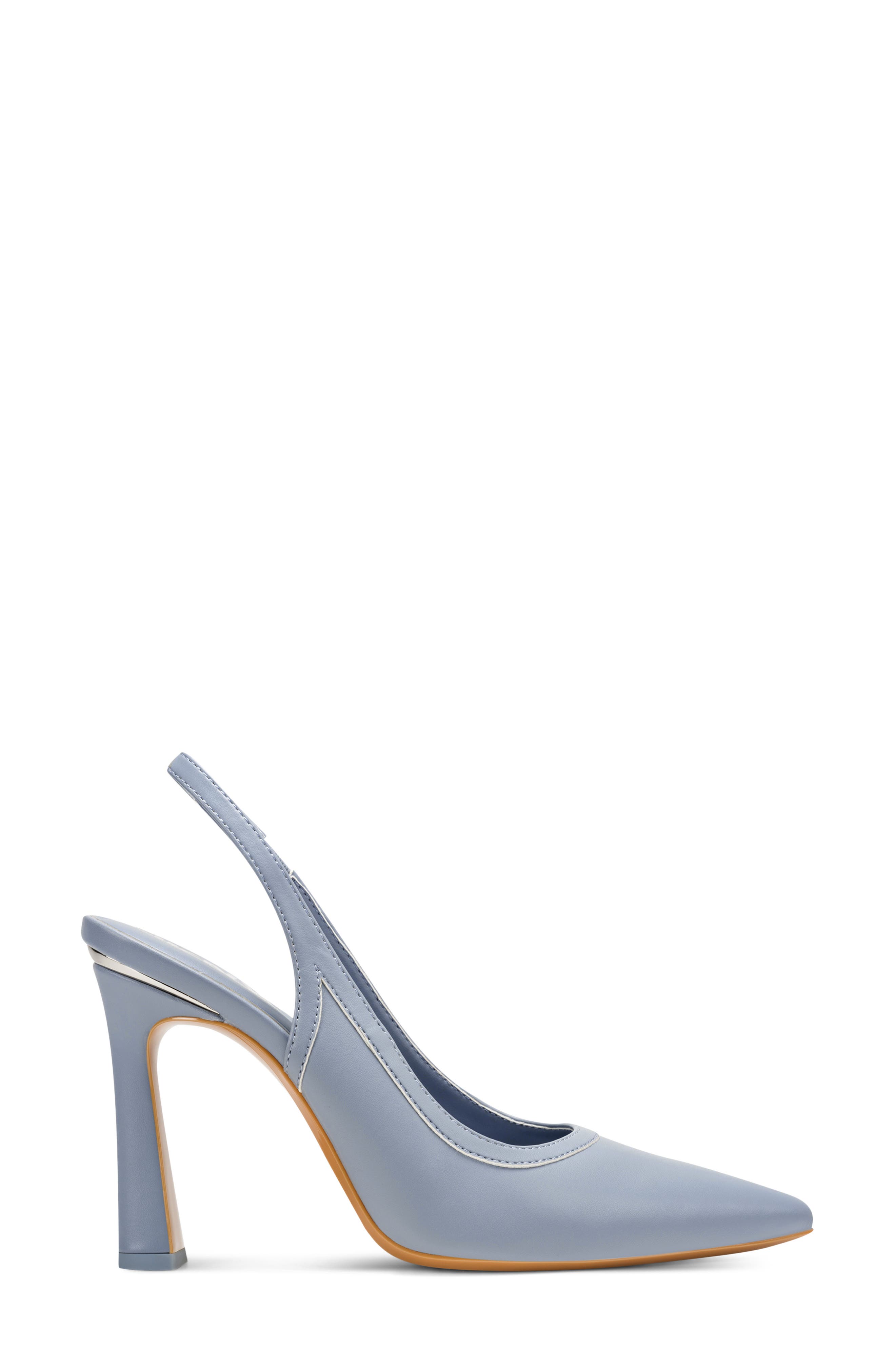 Cinette Slingback Pointed Toe Pump, Alternate, color, SLATE BLUE